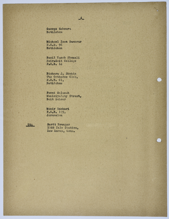 The presentation of a project by the YMCA aiming to motivate self help in refugee camps