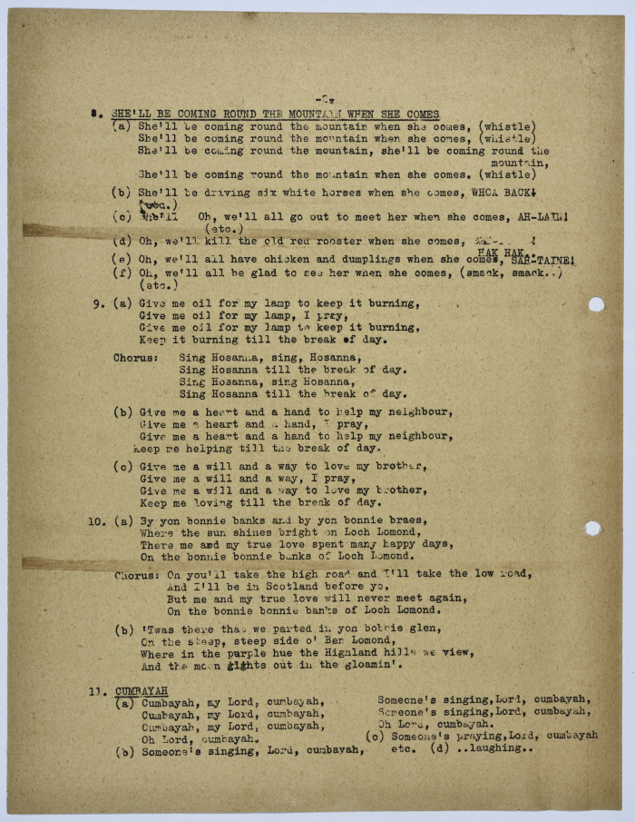 The presentation of a project by the YMCA aiming to motivate self help in refugee camps