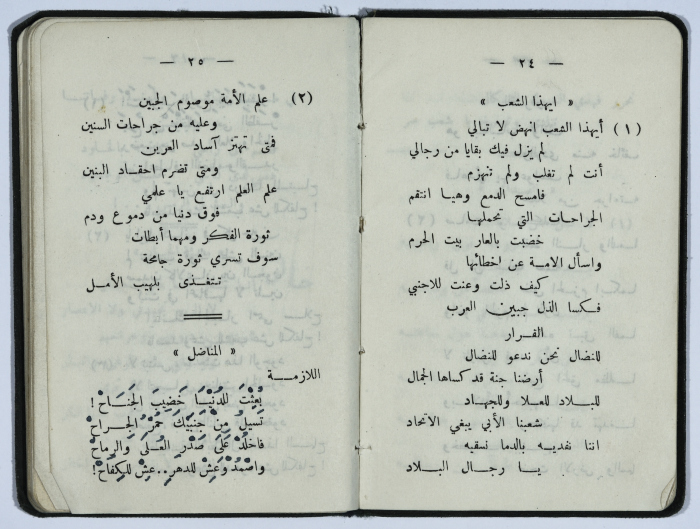 Basil al-Shomali's registration card in Birzeit College