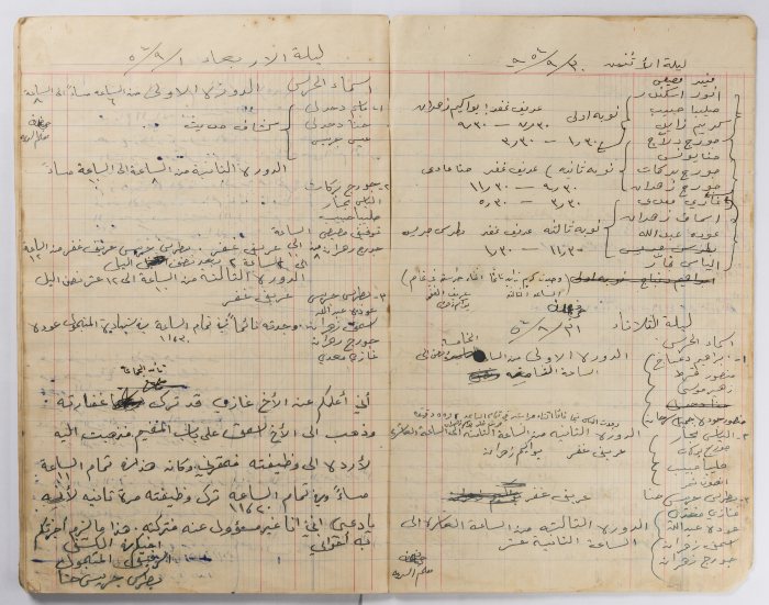 Meeting Minutes Book of the Scout Group of al-Taybeh National Youth Union in