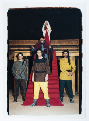 عرض مسرحية الزير سالم في افتتاح مسرح وسينماتك القصبة