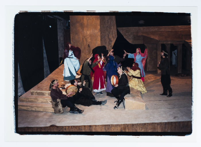 عرض مسرحية الزير سالم في افتتاح مسرح وسينماتك القصبة