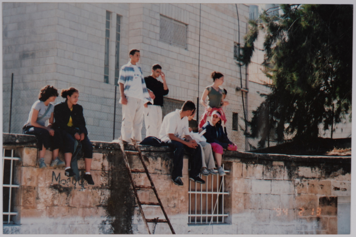 Students from the Ramallah Friends School, 1994
