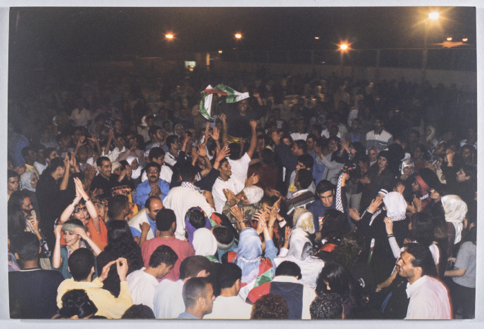 مشاركة فرقة الفنون الشعبية في مهرجان فلسطين الدولي في بيرزيت عام 1993