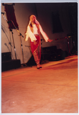 Participation of the arts band in the heritage festival at the Hakawati Theater in Jerusalem