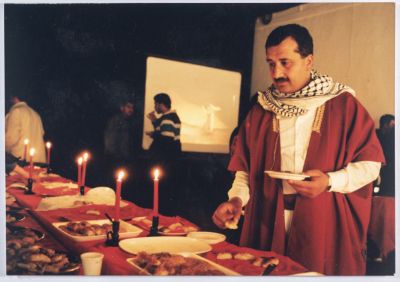Participation of the arts band in the heritage festival at the Hakawati Theater in Jerusalem