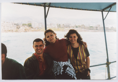 A Colour Photograph of el-Funoun Palestinian Popular Dance Troupe's Dance Shows at Birzeit Club between 1990 and 1992