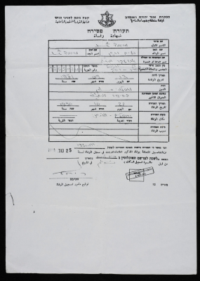 Shaheed Mohammad Abu Aker death certificate