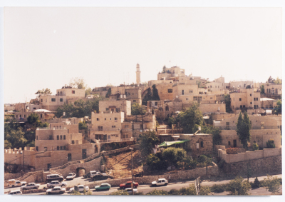 البلدة لأحد المدن الفلسطينية المحتلة 