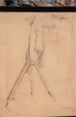 رسم للفنان عدنان الزبيدي عام 1980 