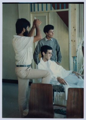 Shaheed Mohammad Abu ʿaker at the Hospital 