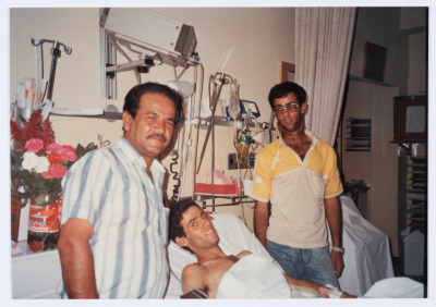 The Shaheed Mohammad Abu ʿaker at al-Makassed Hospital, 1988