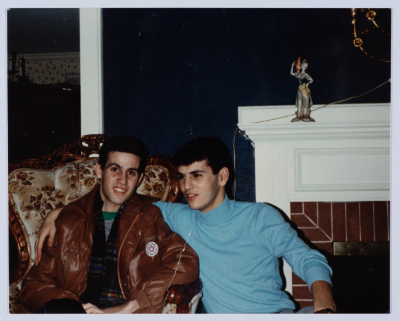 Shaheed Mohammad Abu ʿaker with a Friend in America 