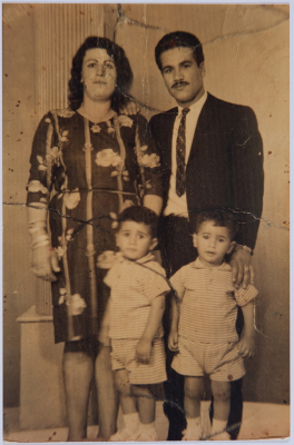 The Shaheed Mohammad Abu ʿaker Family: Naʿim, Malika,  Nidal, and Raʿfat 