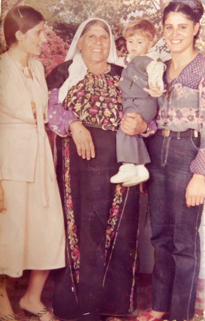 A Group of Palestinian Refugee Women in Dheisheh Palestinian Refugee Camp