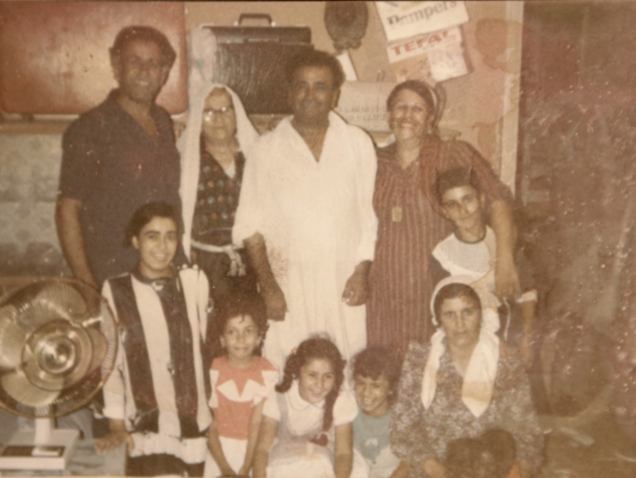 Malika Abu ʿaker with her Family in Jordan 