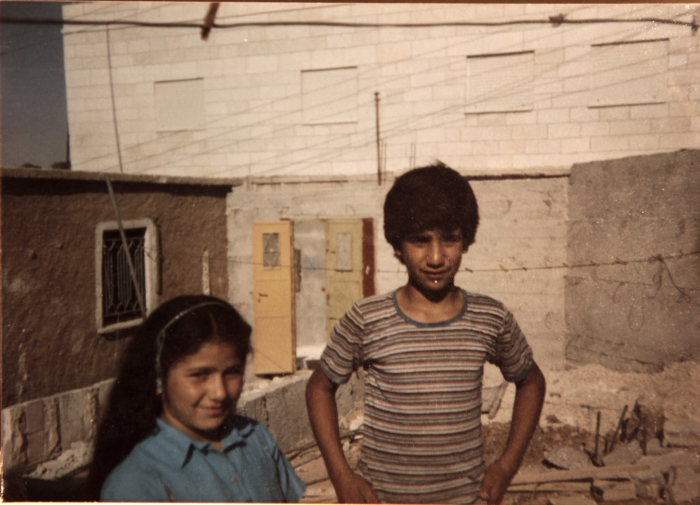 Nidaʿ and Hazem Abu ʿaker in ad-Dheisheh Refugee Camp