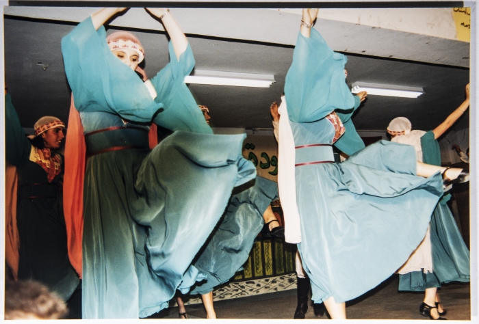 A Glimpse of el-Funoun Palestinian Popular Dance Troupe's Show in Lebanon, 2000
