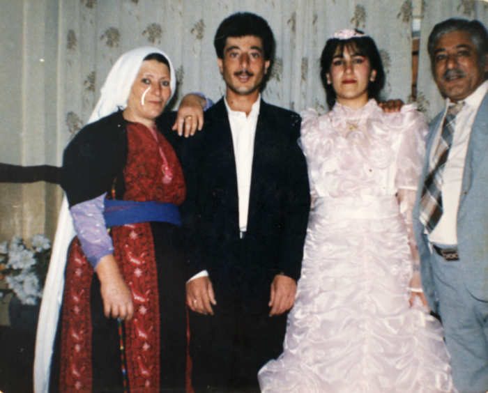 A Photograph of a Family in Dheisheh Palestinian Refugee Camp
