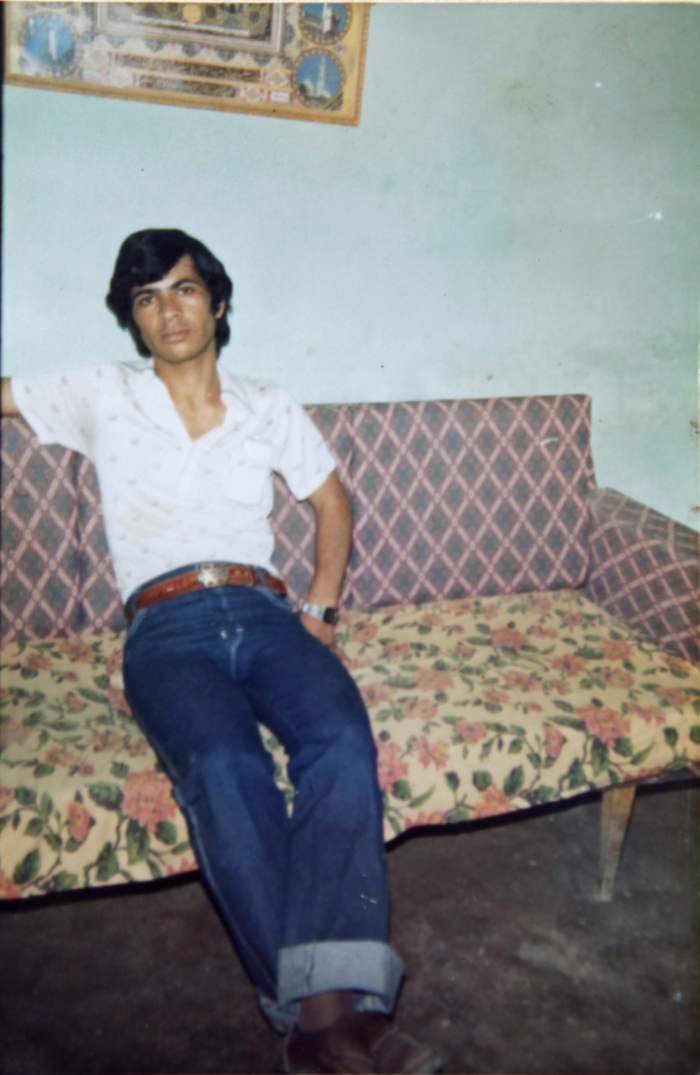 A Photograph of Ahmad abu Laban in Dheisheh Palestinian Refugee Camp
