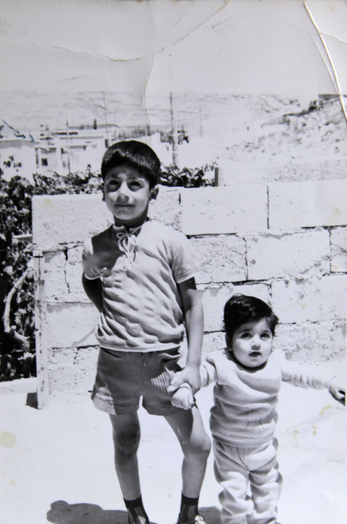 A Photograph of Two Palestinian Refugee Children in Dheisheh Refugee Camp