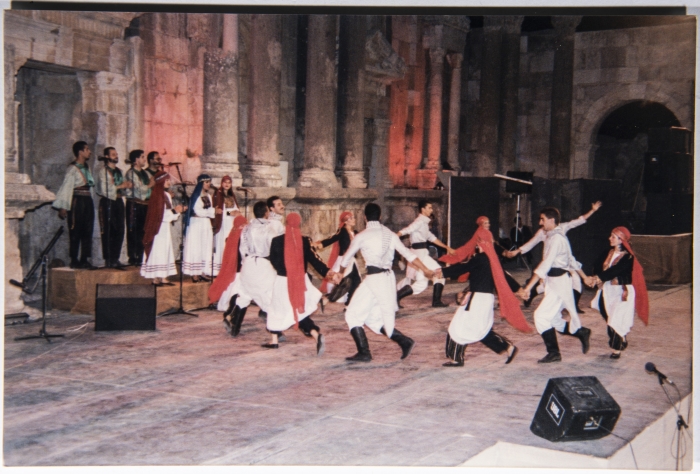 A Glimpse of el-Funoun Palestinian Popular Dance Troupe's “Zaghareed” Dance Show in 1997