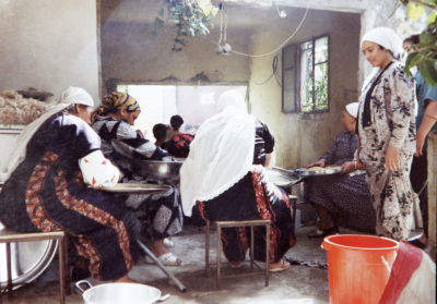 A Photograph of Food Preparations in Dheisheh Palestinian Refugee Camp