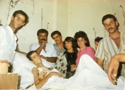 A Photograph of the Shaheed Muhammad abu Aker's Birthday in Makassed Hospital