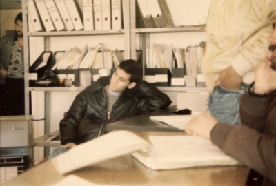 A Photograph of the Shaheed Muhammad abu Aker Visiting Faiṣal al-Husainy 