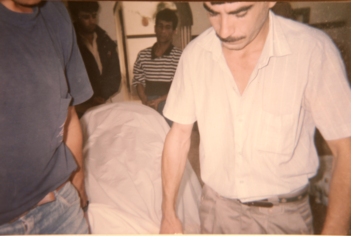A Photograph from the Funeral of the Shaheed Muhammad abu Aker in Dheisheh Palestinian Refugee Camp