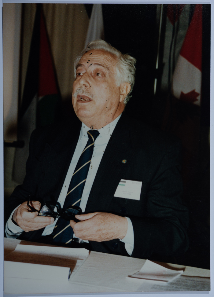 Ibrahim Dakkak  at a conference