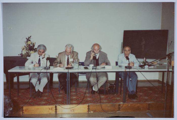Ibrahim Dakkak at a conference in Bonn