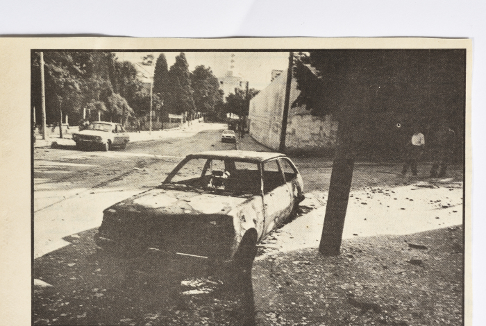 The Trail of Bombing and Destruction, a Newspaper Clipping, 1982- 1989