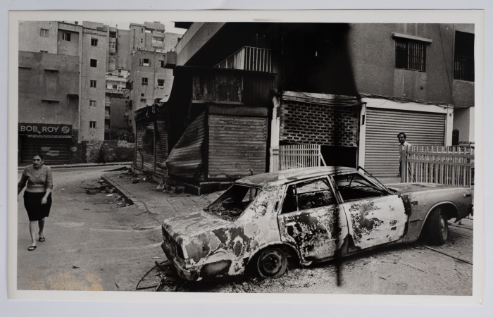 The Trail of Destruction Caused by the Clashes, West Beirut, 1985- 1988