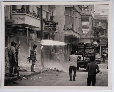 A Scene from a Battle, Beirut, 1982- 1985
