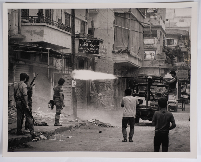 A Scene from a Battle, Beirut, 1982- 1985
