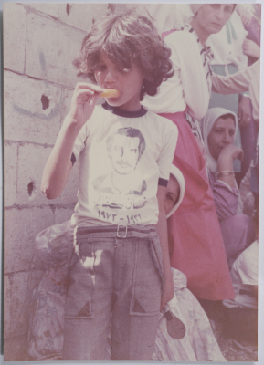 A Refugee Palestinian Girl Child, Sidon, 1982- 1989