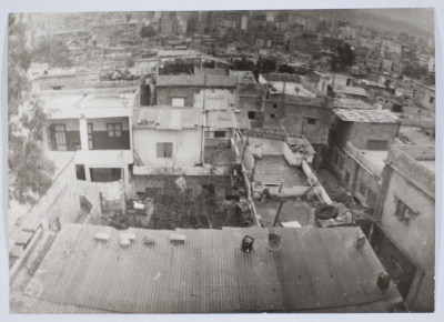 أسطح المنازل، مخيم برج البراجنة، 1980- 1989