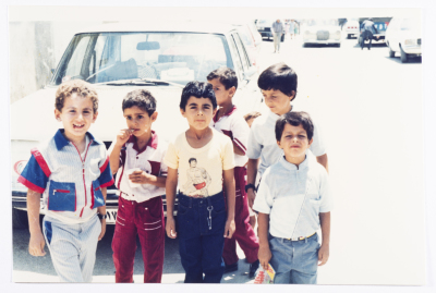 أطفال، مخيم الوحدات، 1987 