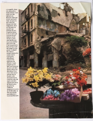 Two Pages from an Issue of a French Magazine, 1982- 1988 