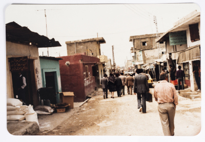 A Scene from the Daily Life in a Palestinian Refugee Camp, Lebanon, 1980- 1989