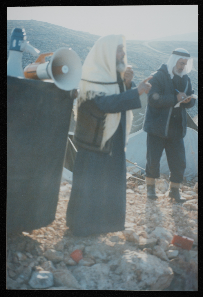 A Scene from the Daily Life of Marj az-Zuhur Deportees, South Lebanon, 1993