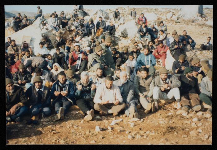 A Scene from the Daily Life of Marj az-Zuhur Deportees, South Lebanon, 1993