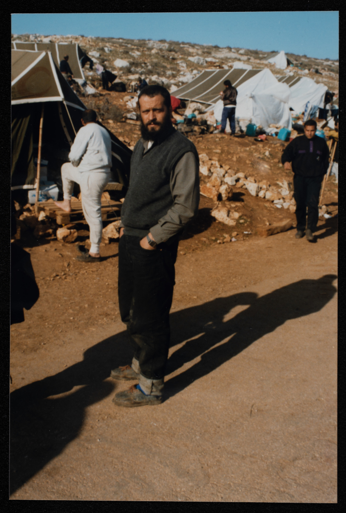 A Scene from the Daily Life of Marj az-Zuhur Deportees, South Lebanon, 1993