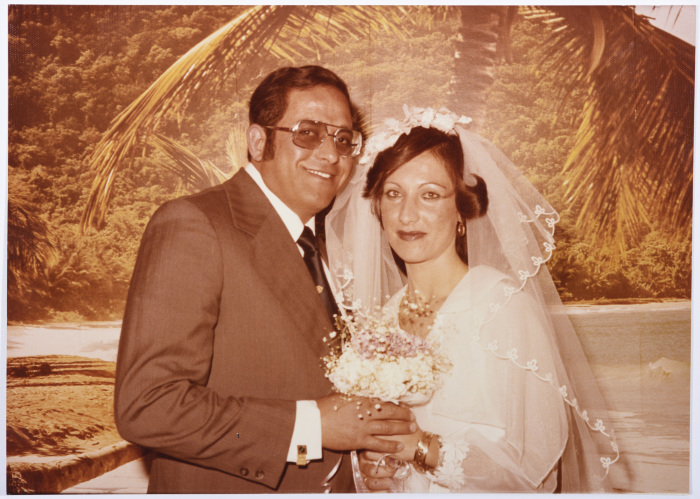 Mustafa ʿothman and his Wife on their Wedding Day 