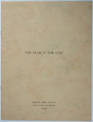 A poem entitled Search for God