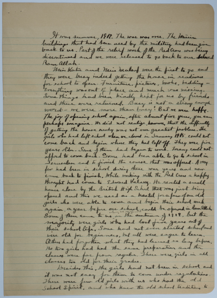 A letter from Edward Kelsey to his wife, Mirian Kelsey