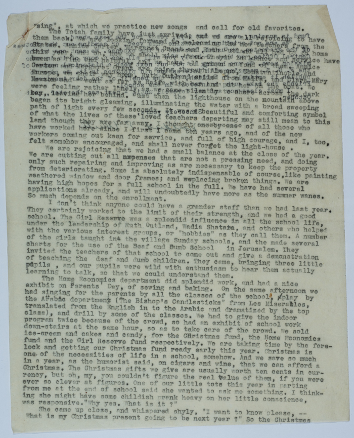 Report on the progress of the Friends School for Girls