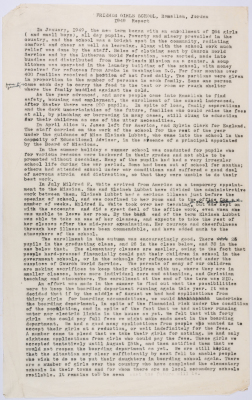 Report on the Friends School of 1949