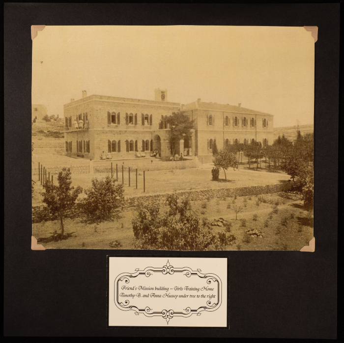 A collection that tells the story of Timothy and Anna Hessie with the Friends School in Ramallah